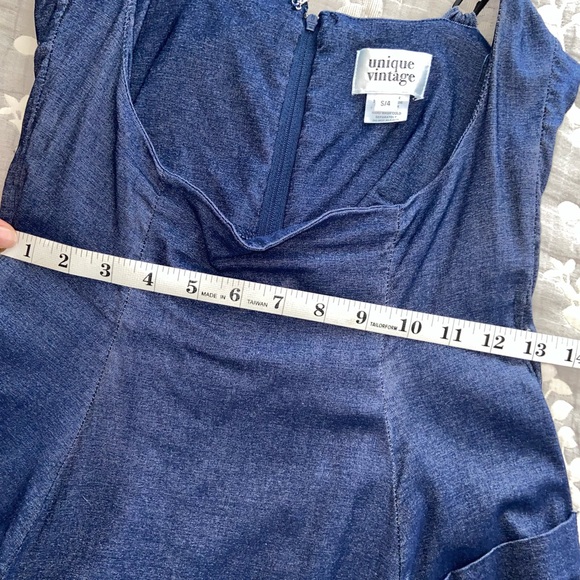 Unique Vintage 1950s Suspender Swing Skirt - Picture 11 of 12